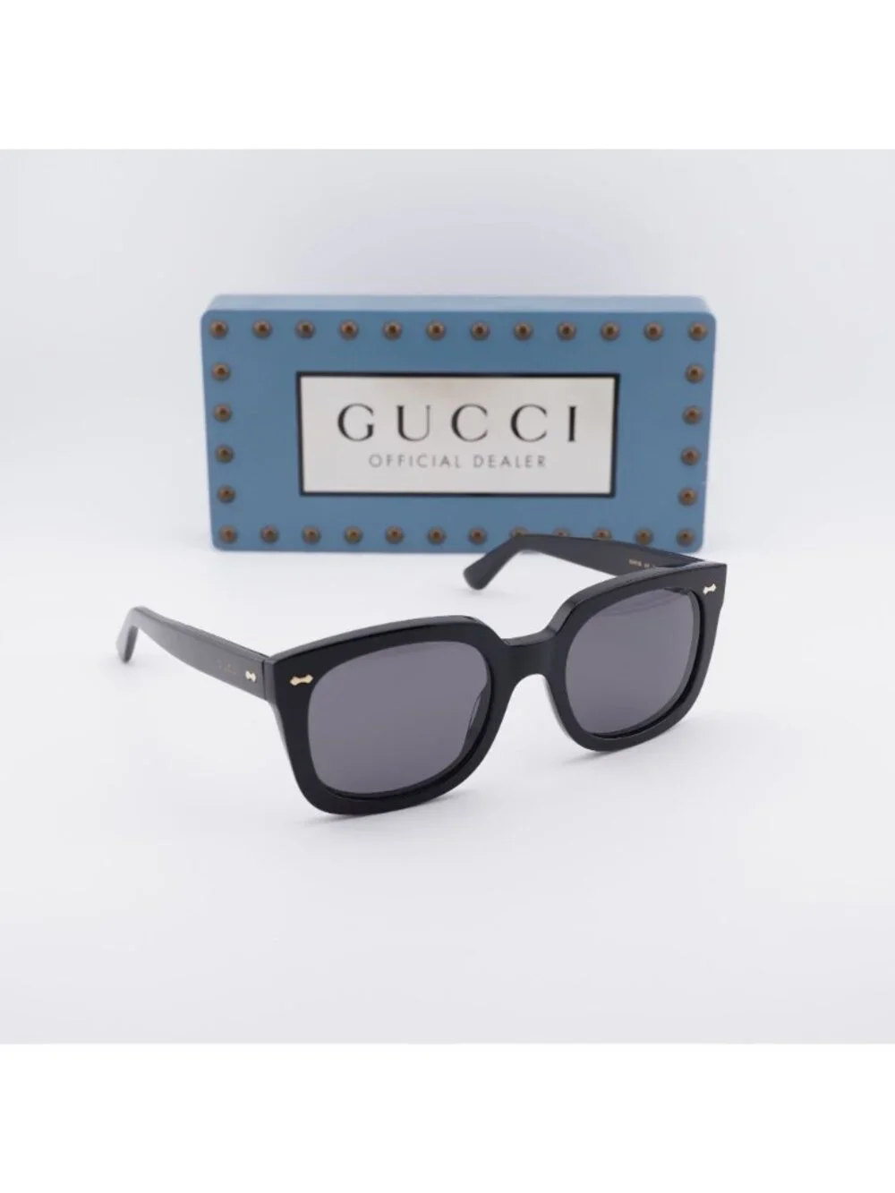 Gucci GG0912S 005 Square Sunglasses - Black / Grey